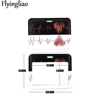 Medical Electrocardiogram Heart Art Key lanyard Car KeyChain ID Card ...