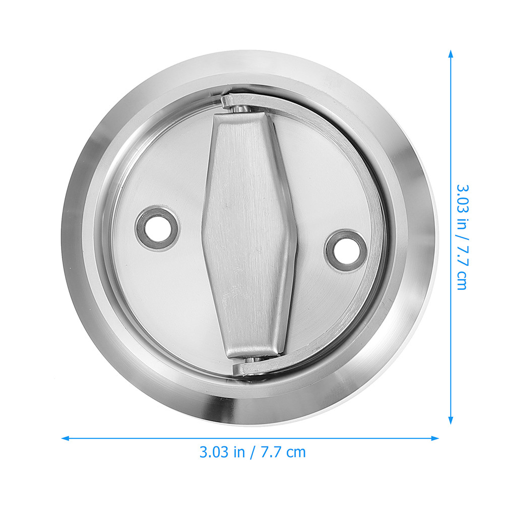 ☃Hidden Recessed Furniture Handle Invisible Folding Door Knob Stainless ...