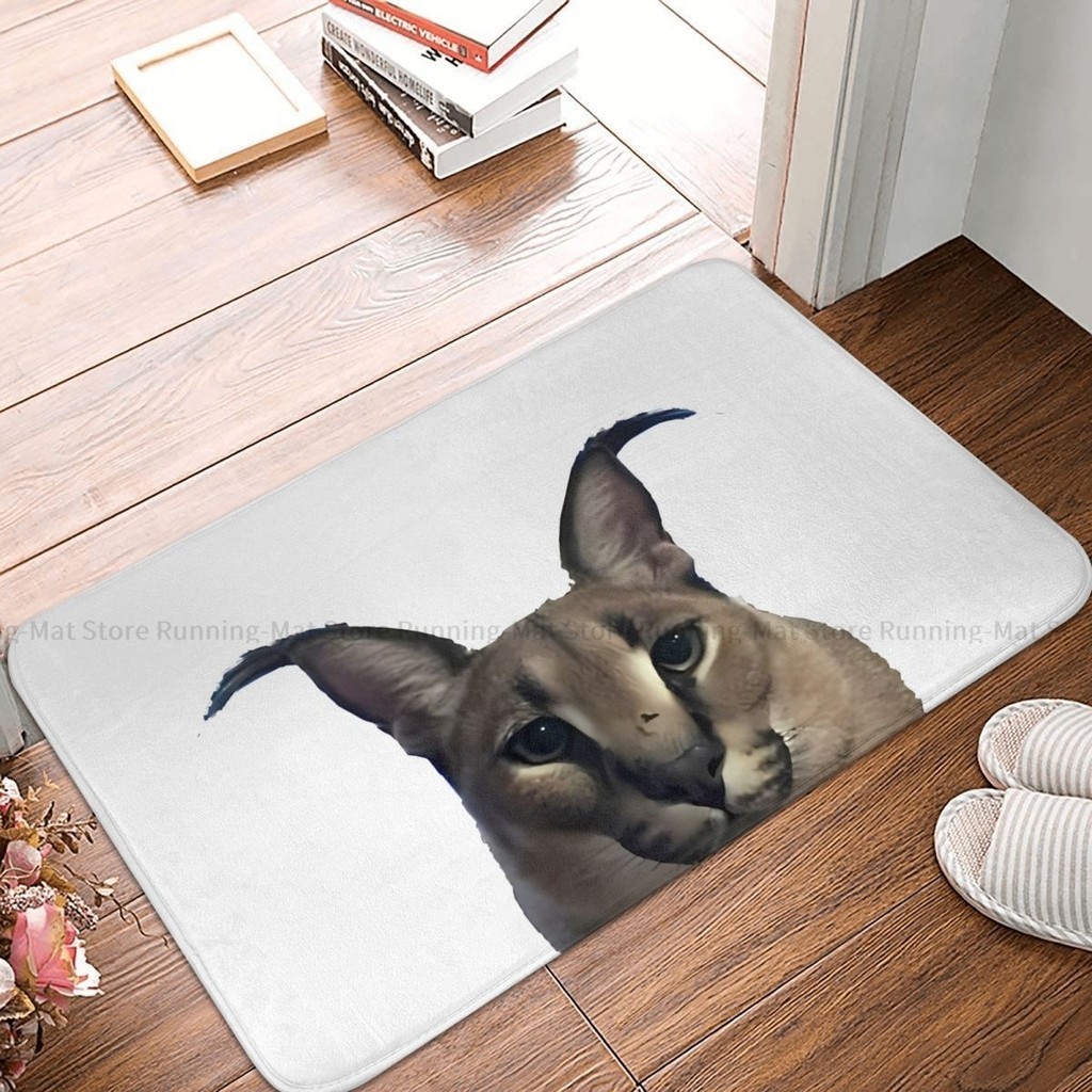 ️Big Floppa Anime Non-slip Doormat Cute Living Room Bedroom Mat Outdoor ...