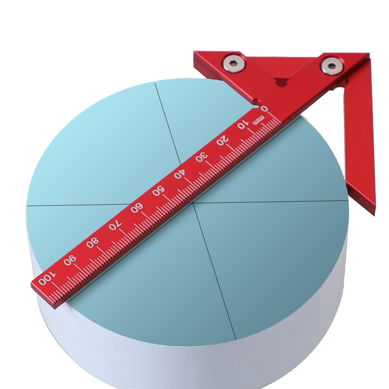 ⚖Centering Square Round Bar Mark Finder High Accuracy 45/90 Degree ...