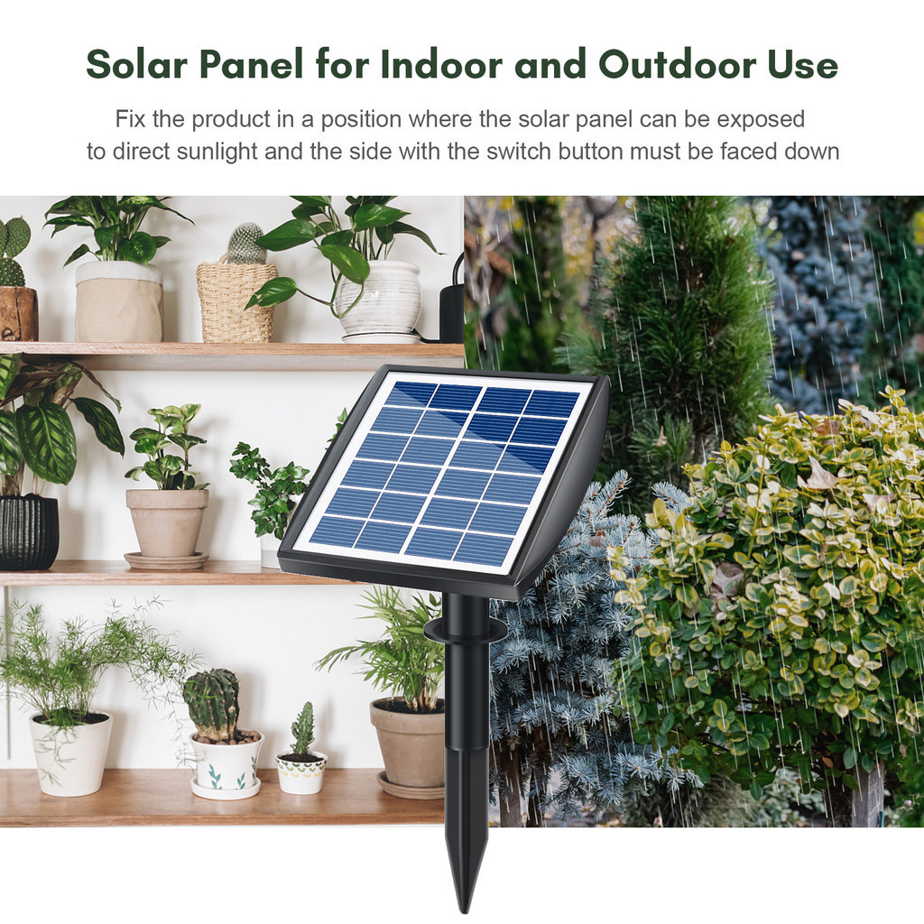 ۩Solar Panel Powered Water Fountain Pool Pond Garden Water Sprinkler ...