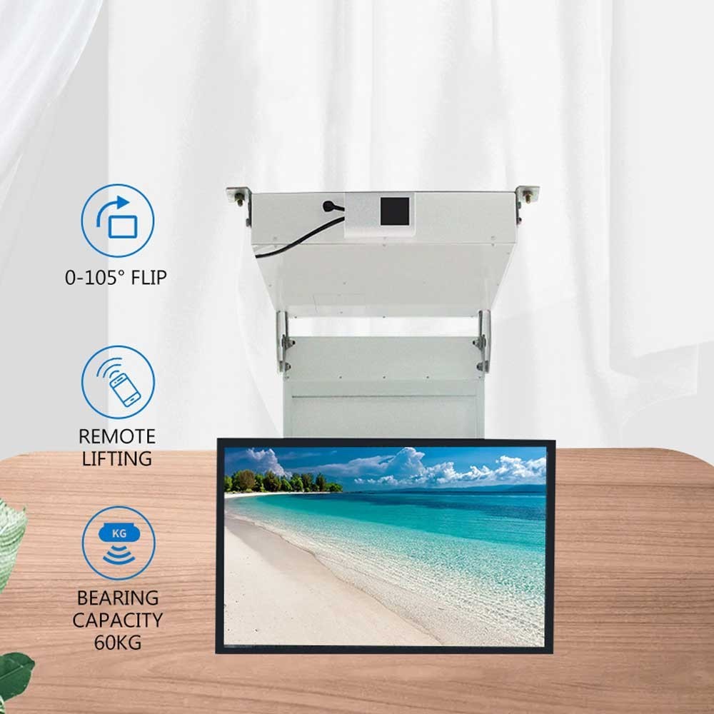 ♣32-70 Inch LCD TV Hanger 0-105 ° Flipped Inner Flipped Ceiling TV ...