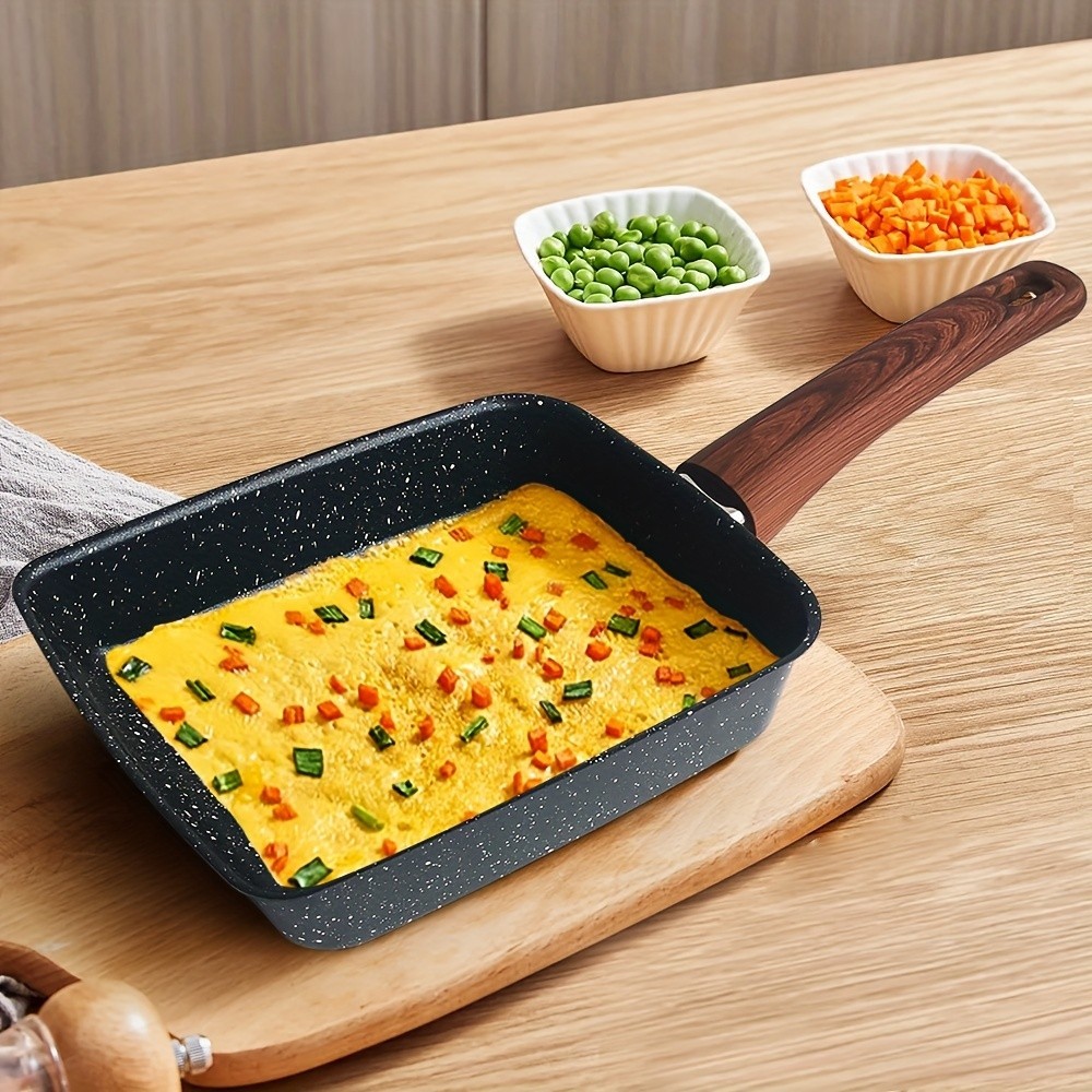 Tamagoyaki Pan Non-Stick Japanese Omelette Pan Rectangle Frying Pans ...