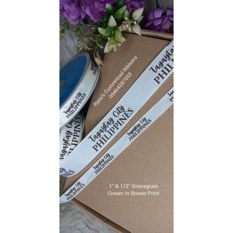 Customized Ribbons | Satin Ribbon | Grossgrain Ribbon 45 = 50 yards ...