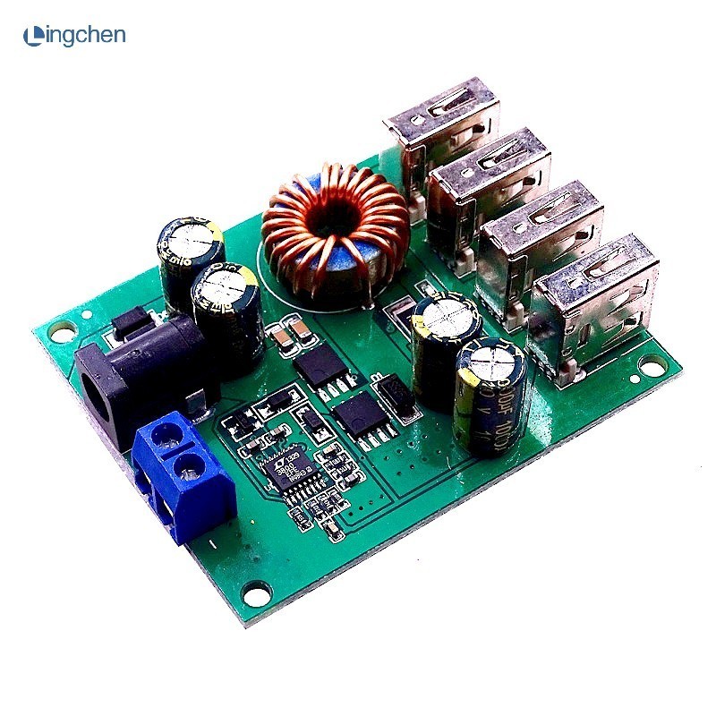 ♡DC DC 9V 12V 24V 36V 48V 7-60V to 5V Voltage Regulator Buck Converter ...