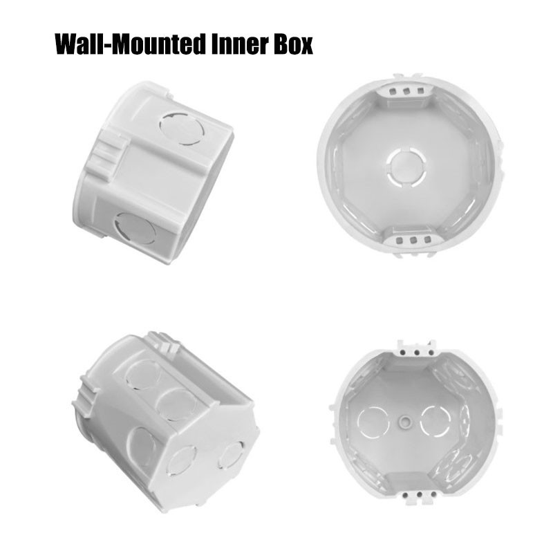 ☏Wall Mounting White Box Internal Cassette For EU Standard Switch And