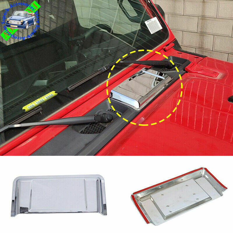 2pcs Front Bumper Air Inlet Vent Cover Trim Frame for Jeep Cherokee 2019+ Chrome