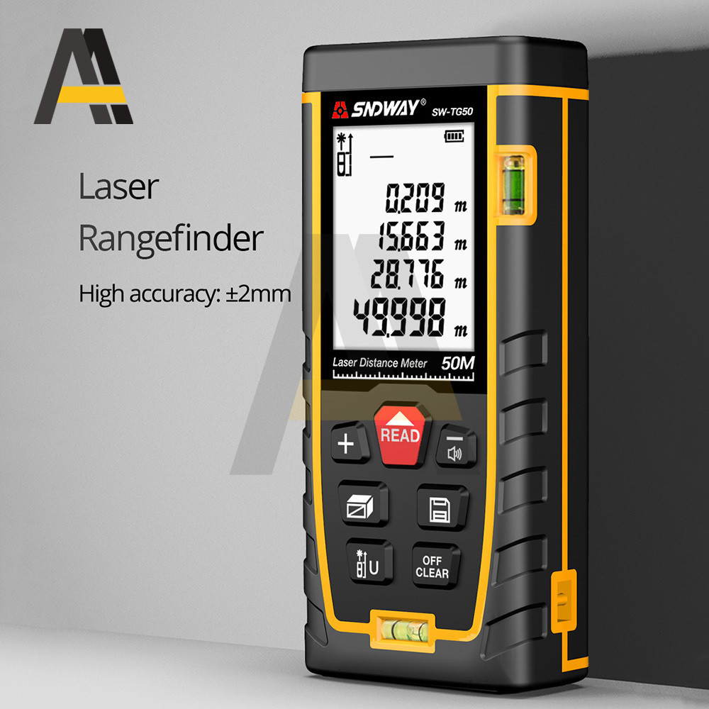 ★Laser Distance Meter 50M 70M 100M 120M Digital Measuring Device Tools ...
