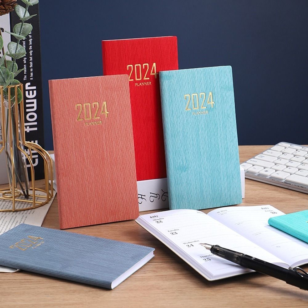 2024 A7 A6 Agenda Book Mini Portable Diary Weekly Planner with Calendar ...