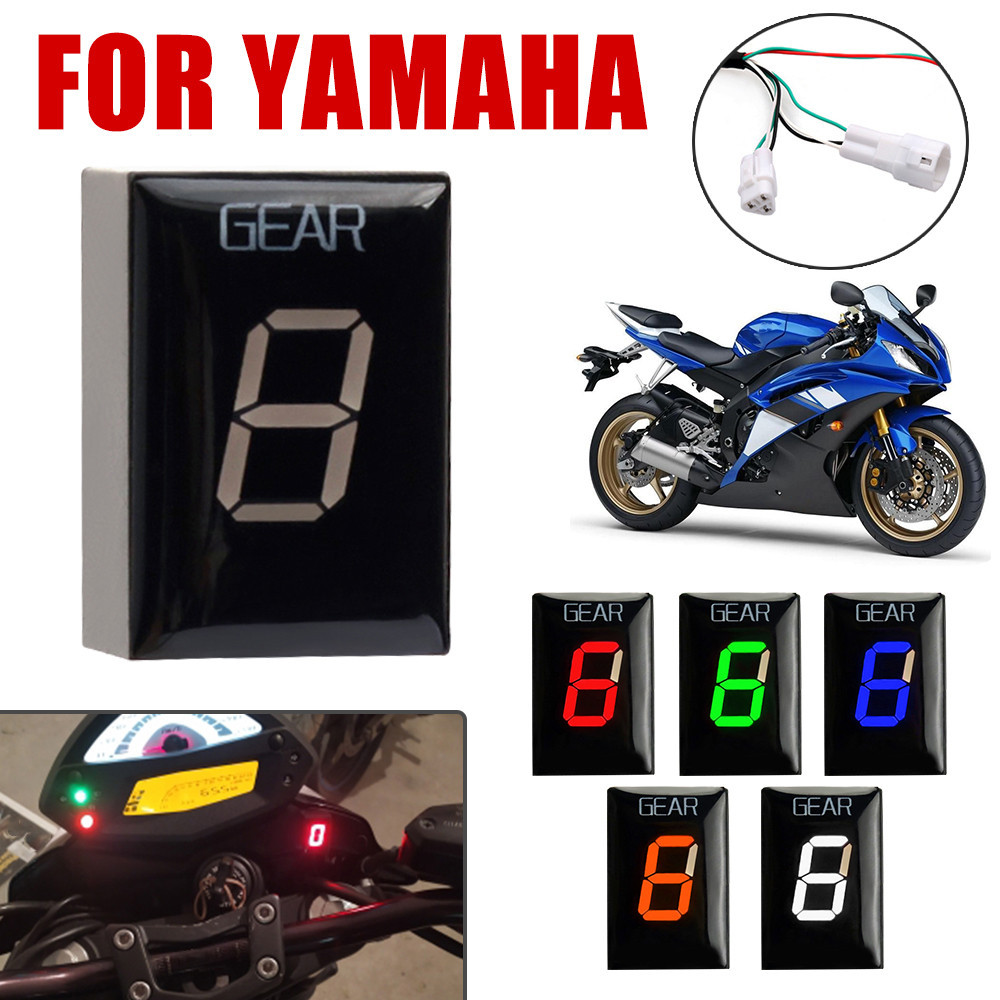 Gear Indicator For Yamaha YZFR1 R6 R6S FZ6 XJ6 FZ1 FZ1N FZ8 FZS Fazer
