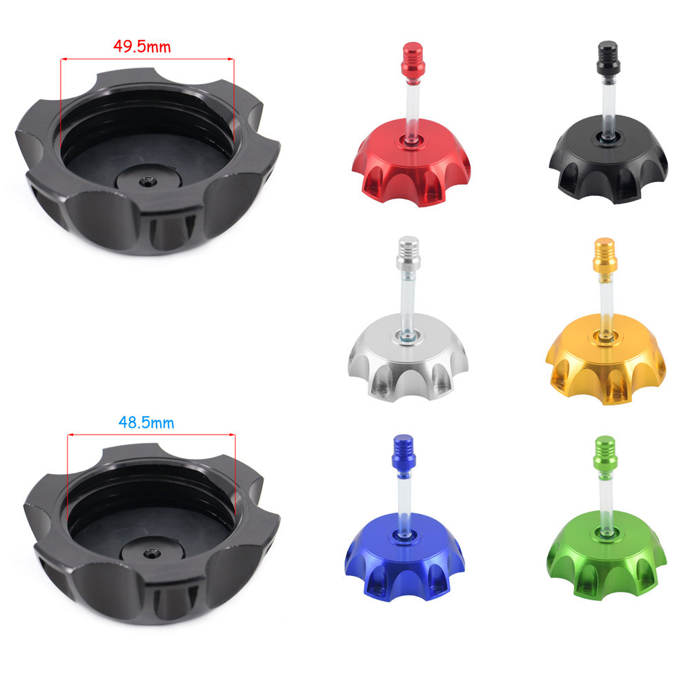 ♚CNC Aluminum Gas Fuel Tank Cap Cover For Kayo Bse Chinese CRF TTR KLX