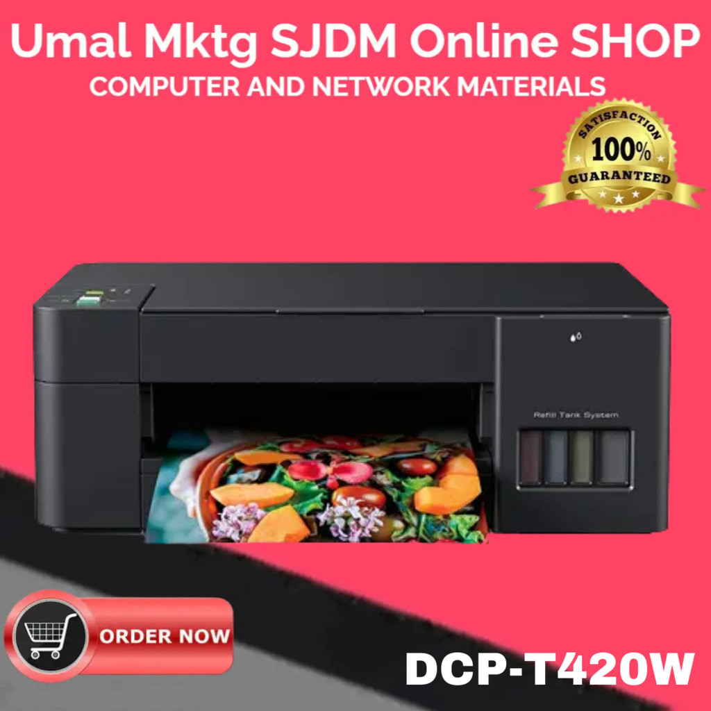 BROTHER DCPT420W PRINTER WIFI AllIN1 PRINTCOPYSCAN INK TANK