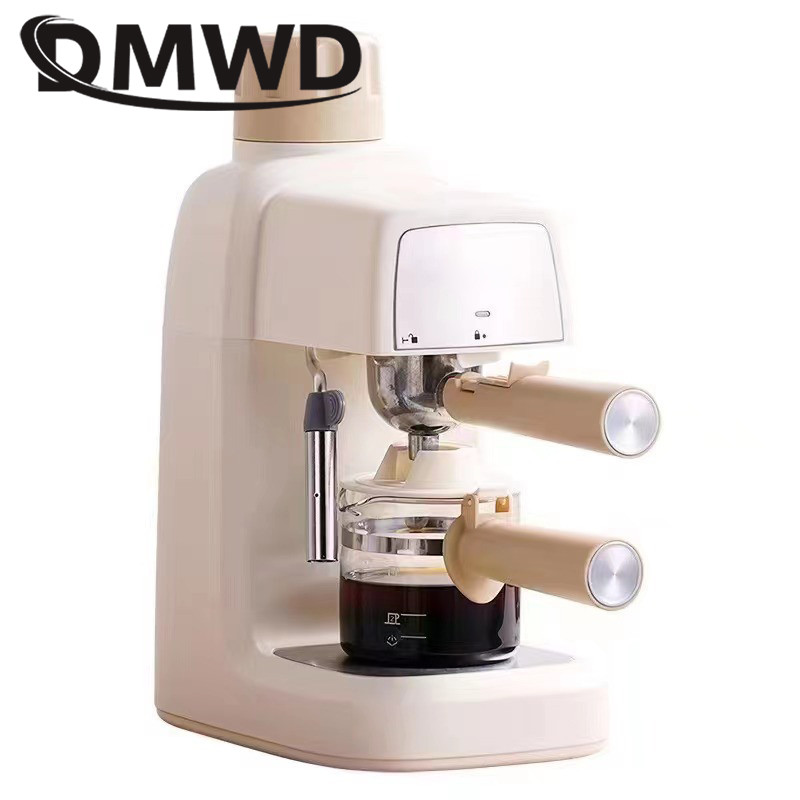 Automatic Espresso Coffee Machine Cafe Hot Water Steam Extraction Milk