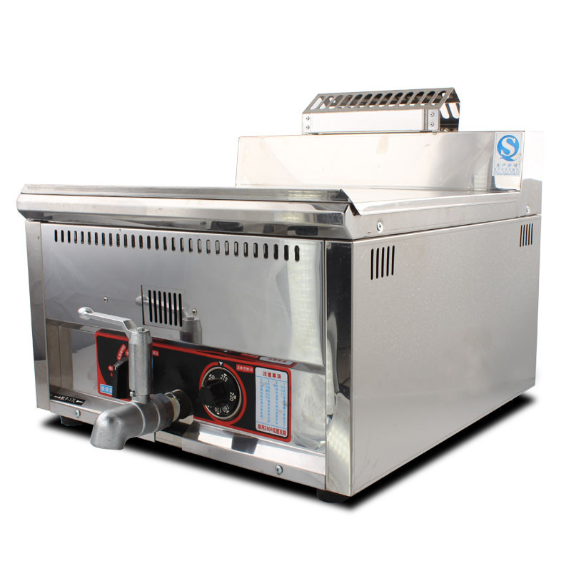 17 Liters Temperature Control Fried Chicken French Fries Machine Gas