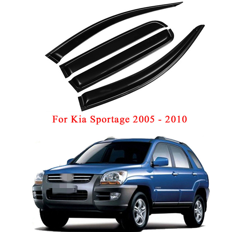 For KA 2011-2015 Optma K5 Smoke Wndow Vent Vsors Ran Sun Guard