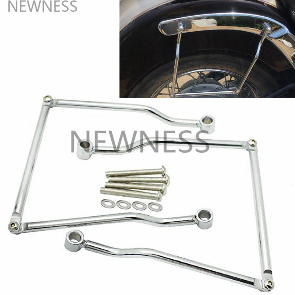 Motorcycle Saddlebag Supports Bars Mounts Bracket For Yamaha Dragstar