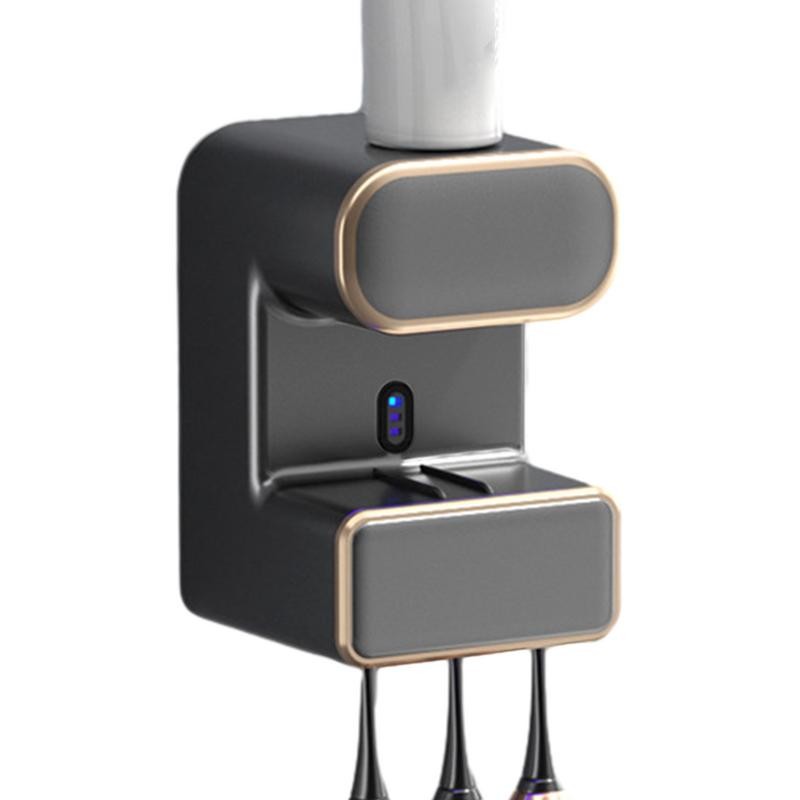 【Toothbrush Holder and Toothpaste Dispenser Smart Automatic Sensor ...