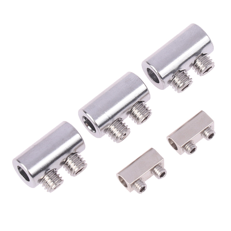 유For 1.5mm Wire Rope Suspension Clamps Double Hole Metal Copper Clips ...