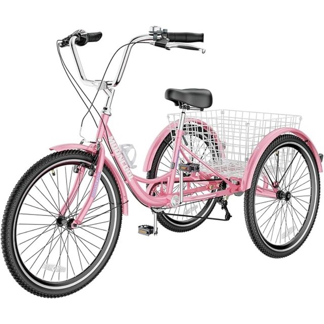 Adult Tricycles 7 Speed Adult Trikes 26 inch 3 Wheel Bikes Three Wheeled Bicycles Cruise Trike d Shopee Philippines