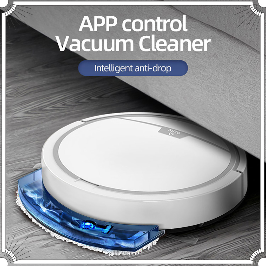 ⋌Household App Control Robot Vacuum Mop Automatic Floor Sweeper Wet and