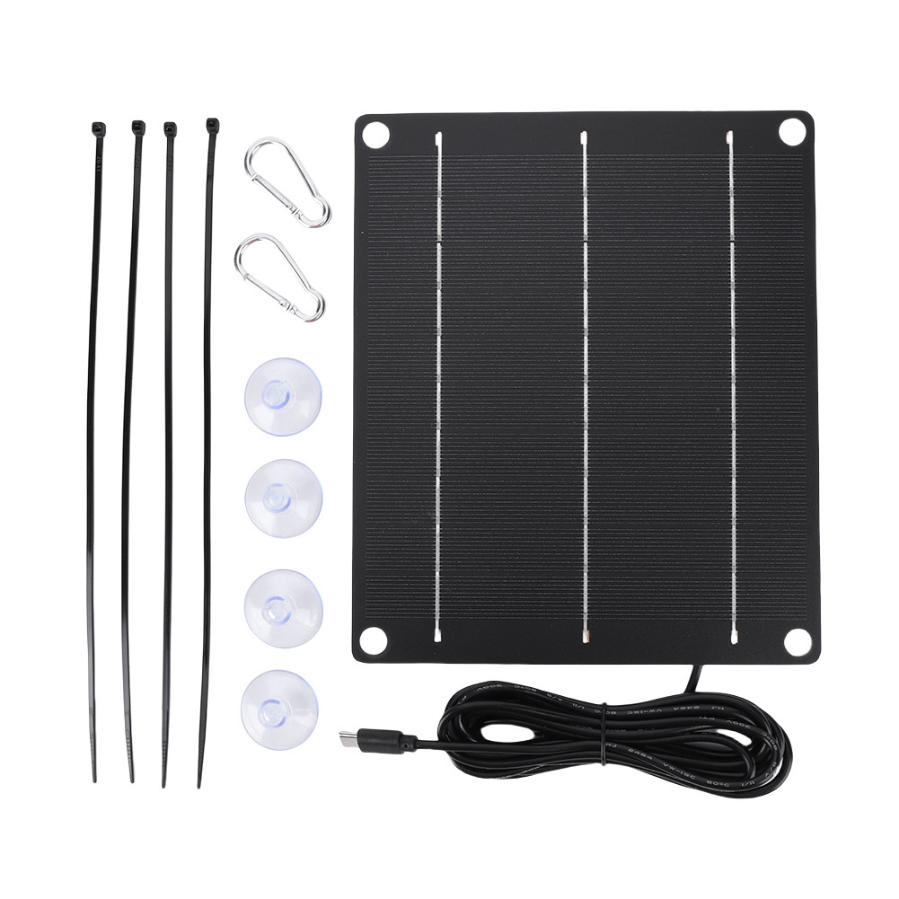 6W Mini Solar Panel IP67 Waterproof Solar Panel Charging Kit Solar ...