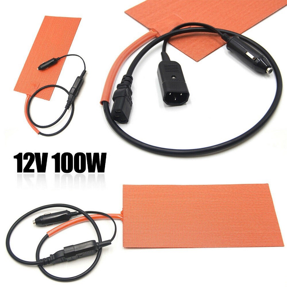 ♚100W Silicone Heating Pad Flexible for Heater Mat Pizza Hot Food