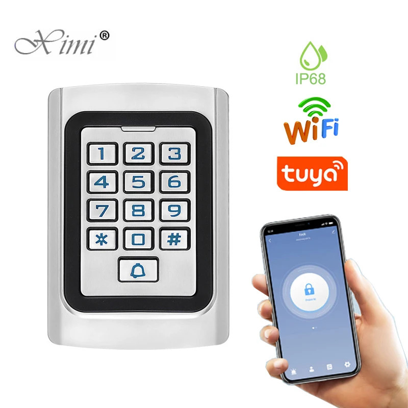♣WIFI Tuya APP Waterproof Backlight RFID Door Access Control System