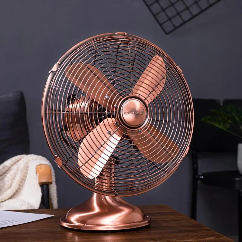 Retro 12inch American country style metal table fan nostalgic retro ...