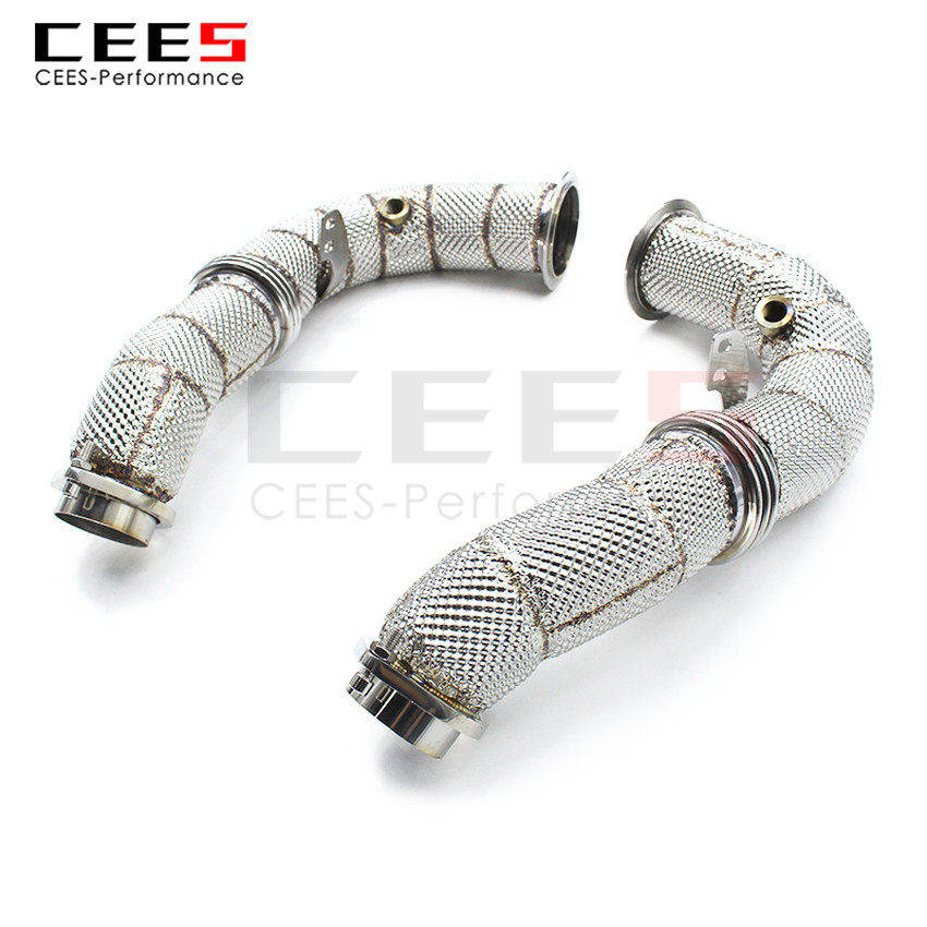 ☢CEES Exhaust System For BMW X6 E71 4.4T Headers With/Without Catalyst