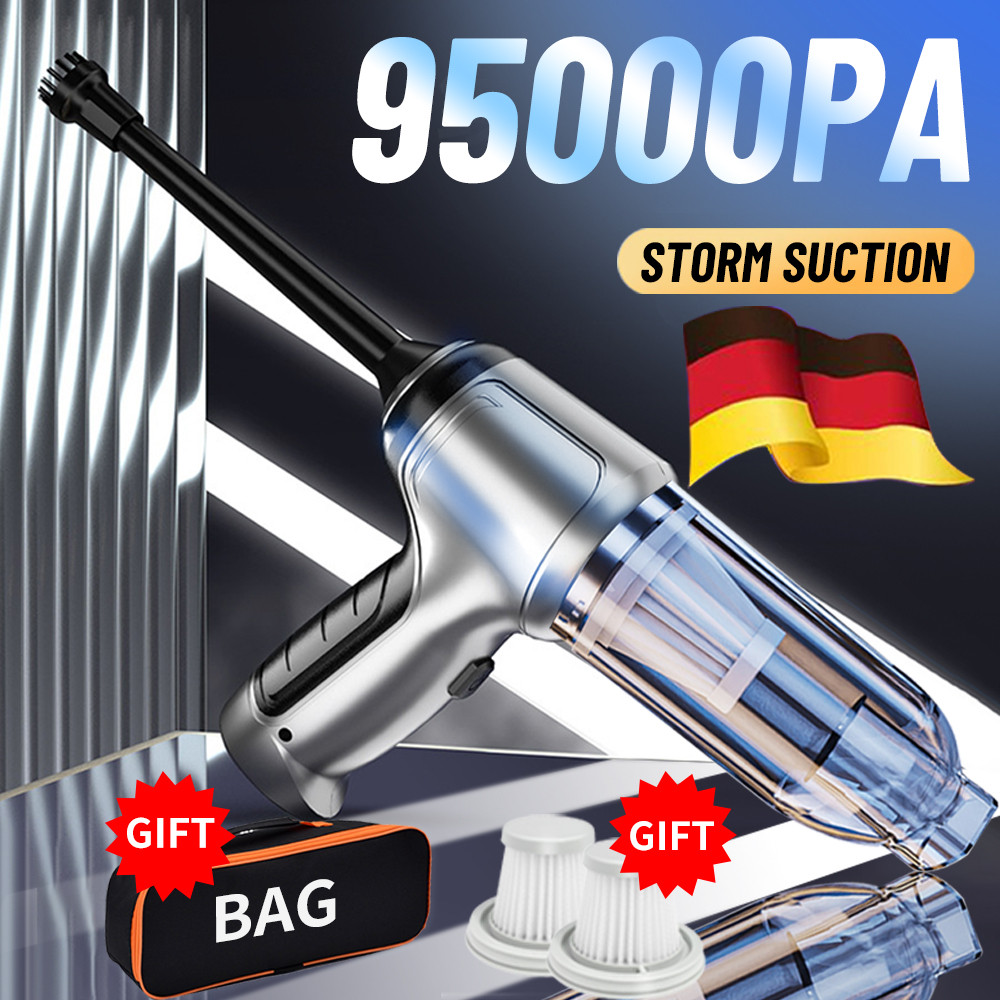 유95000PA Car Vacuum Cleaner Powerful Cleaning Machine Robot Car