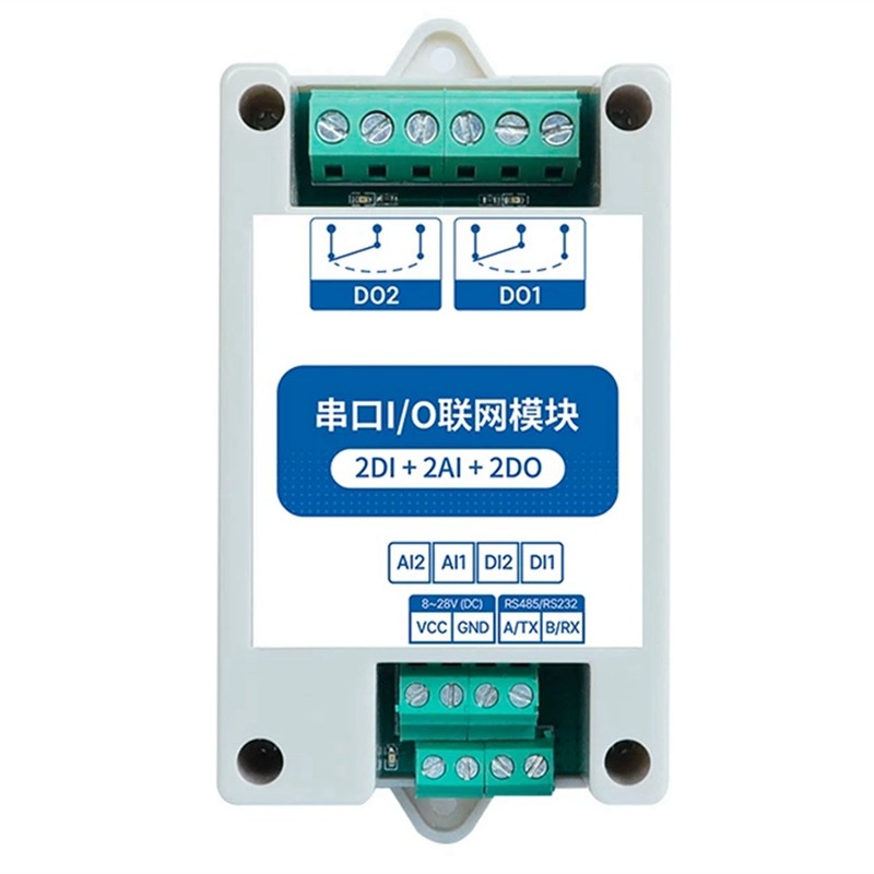 ⓛ2X MA01-AACX2220 RS485 2DI+2AI+2DO Modbus RTU I/O Network Modules With ...
