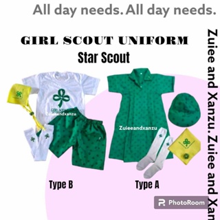 GSP STAR SCOUT UNIFORM with belt ( 3 to 12 yrs old)
