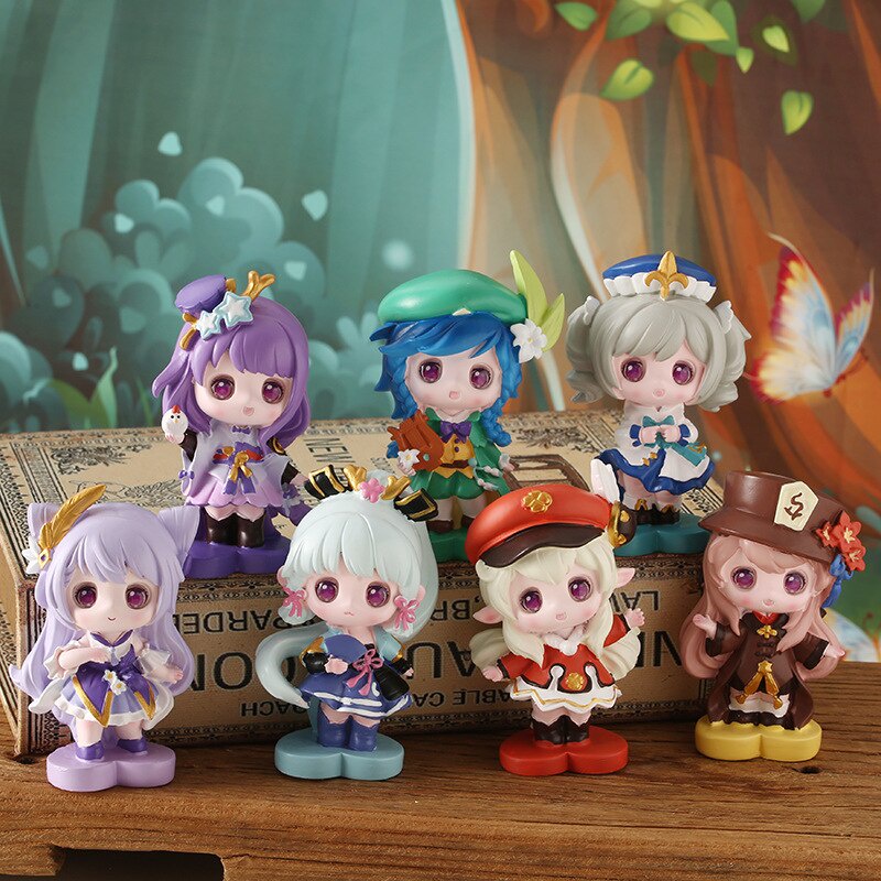 Genshin Impact blind box game character Keli Wendi Keqing handmade ...