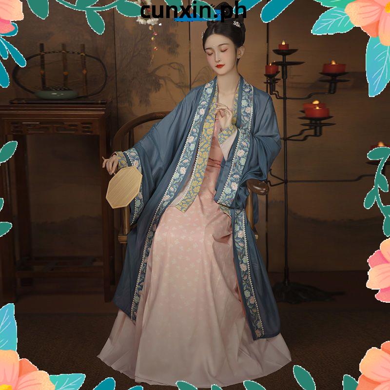 Original Hanfu Female Song Made Three-Piece Suit [Begonia Falling ...
