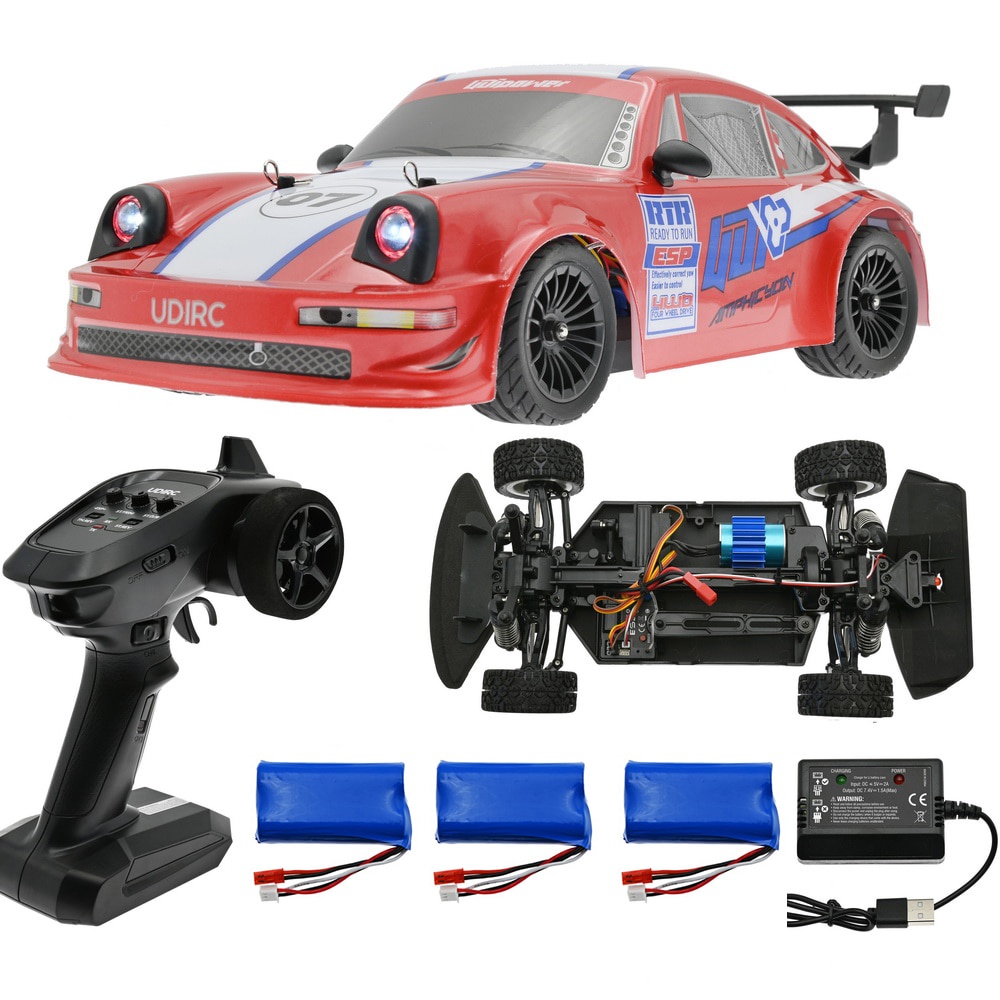 UDIRC UD 1603 1604 Pro RC Car 2.4G 1/16 50km/H High Speed Brushless 4WD ...