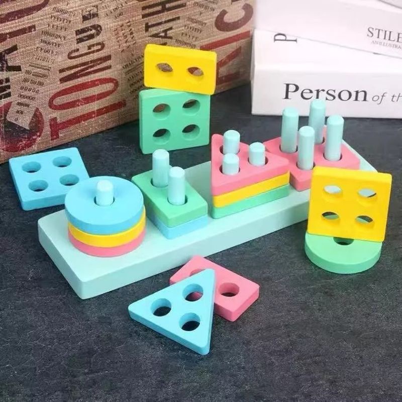Geometric Shapes Paired Four Column Shapes | Shopee Philippines