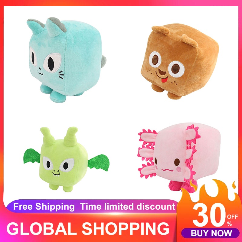 uwS Huge Cat Pet Simulator X With Code Blue Cat Stuffed Doll Big Games