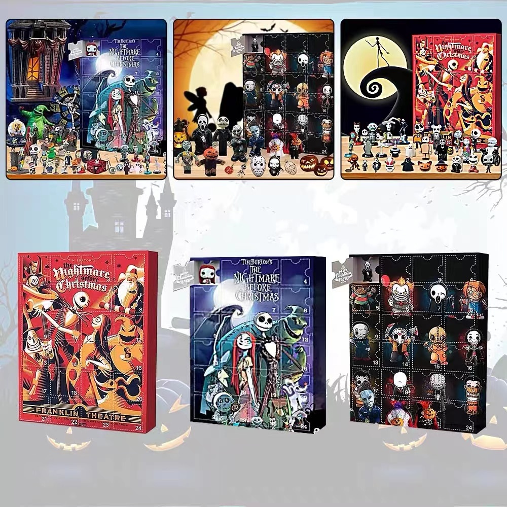 vr2 2022 Halloween Doll Advent Calendar Nightmare Before Christmas Advent Calendar Contains 24