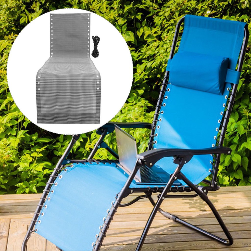 Folding Chair Fabric Replacement Patio Chairs Lounge Repair Cloth Veil
