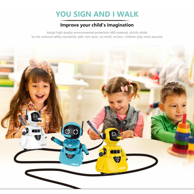 Creative Original Inductive Electric Robot Car Line Follower Magic Pen ...