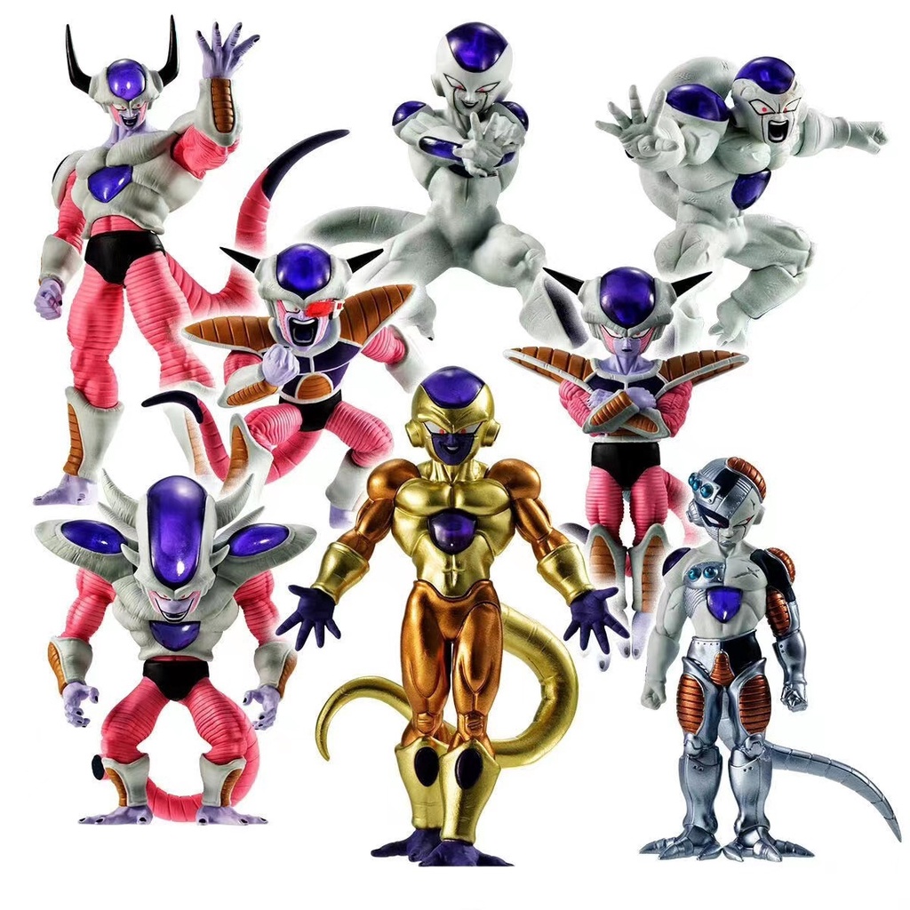 ⚜8Pcs/Set Anime Dragon Ball Z Freezer Complete Figurine Frieza Figure