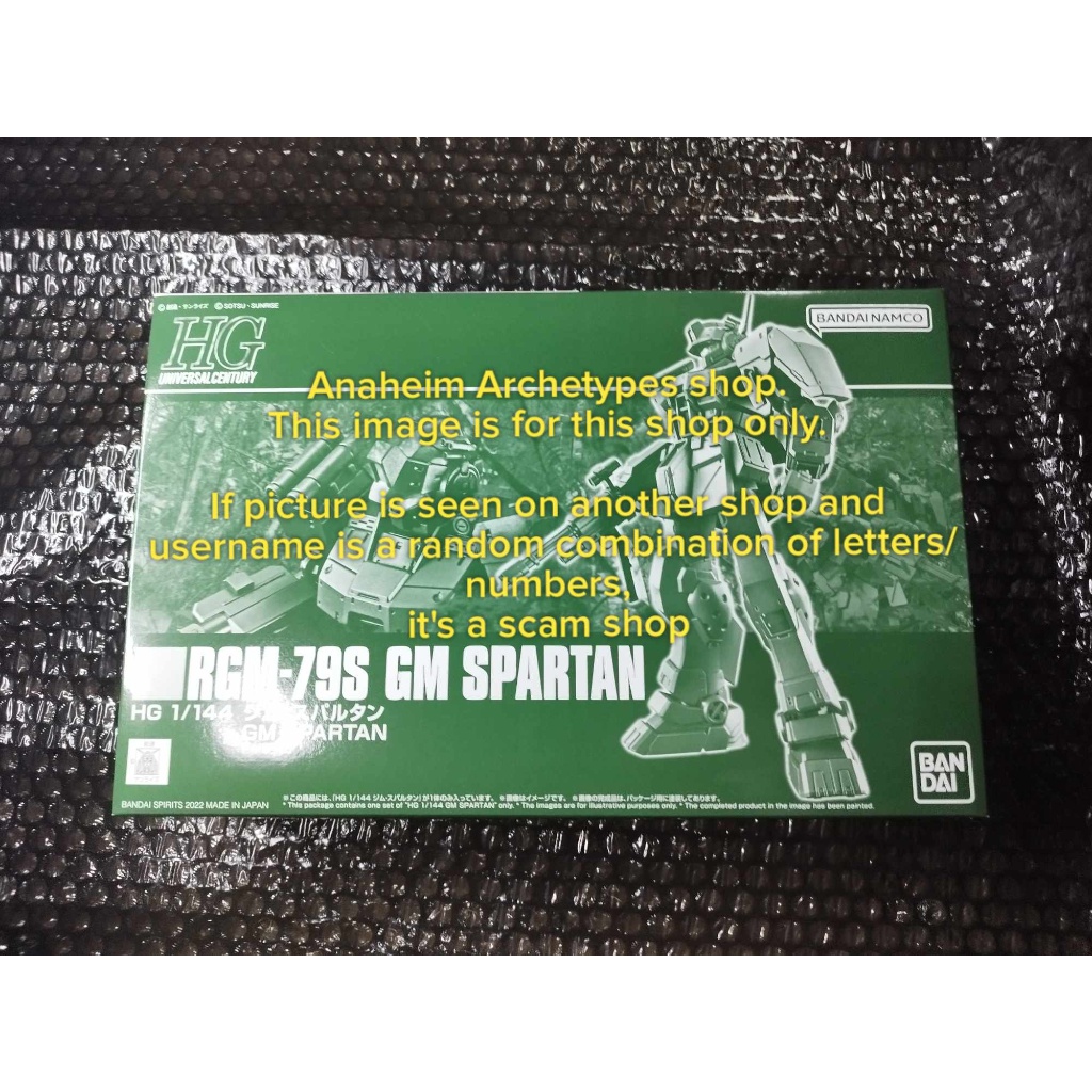 ONHAND BANDAI HG 1/144 GM Spartan PREMIUM BANDAI Model Kit Brand New