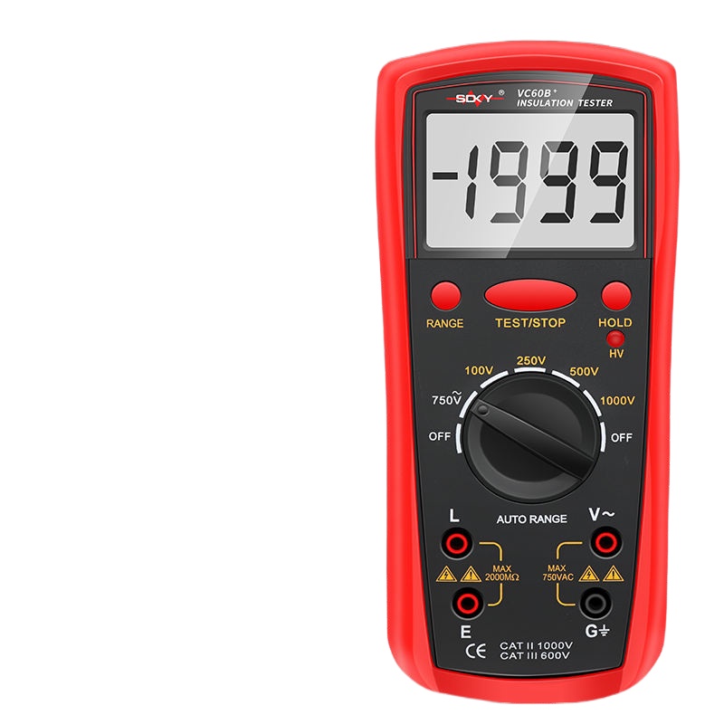 Shengde highprecision insulation resistance tester VC60B+ digital