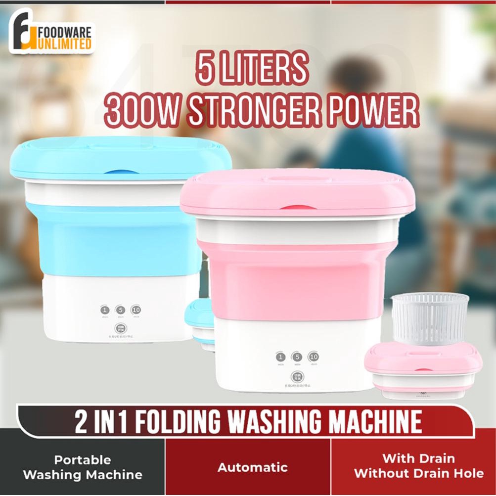S264 Mini Washing Machine With Dryer Portable Foldable Small Washing