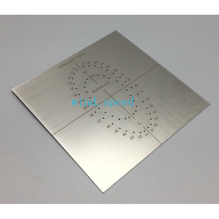 1 Piece Dental Rubber Dam Punch Template Endodontic Surgical Punches