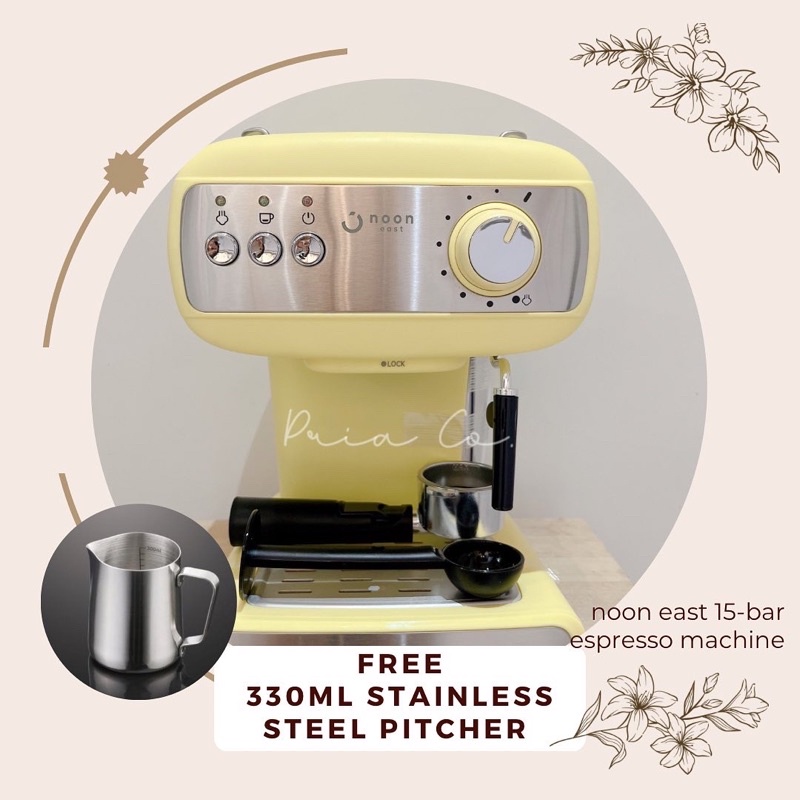 noon east 15Bar Espresso Coffee Making Machine Shopee Philippines
