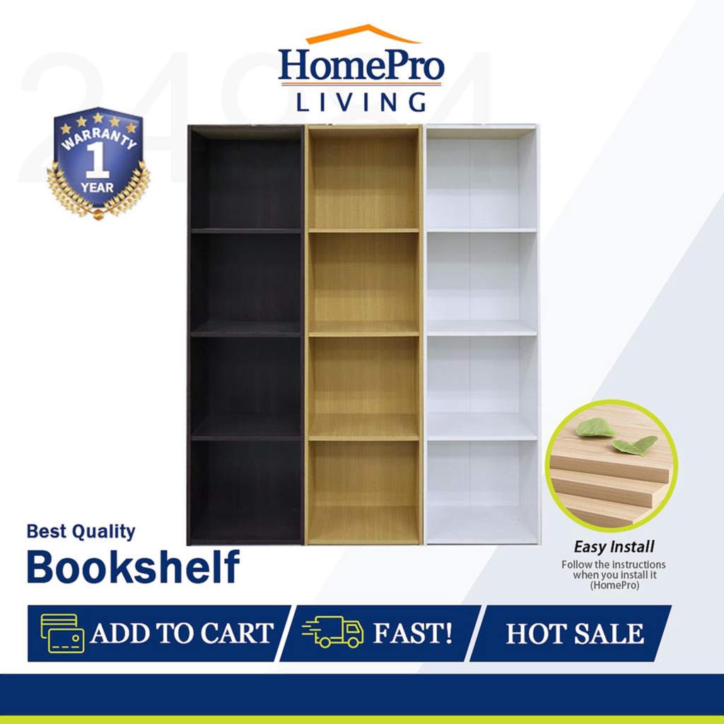 S184 HomePro Storage Bookcase Bookshelf Space Saver Multi