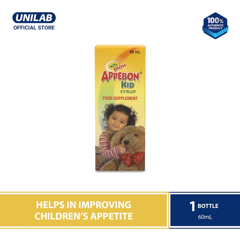 Appebon Kid 60mL Syrup Helps In Improving Children's Appetite Shopee