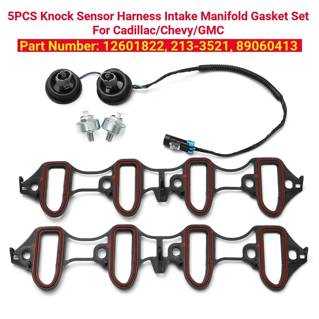 *Knock Sensor Wire Harness Kit With Intake Manifold Gasket Kit For