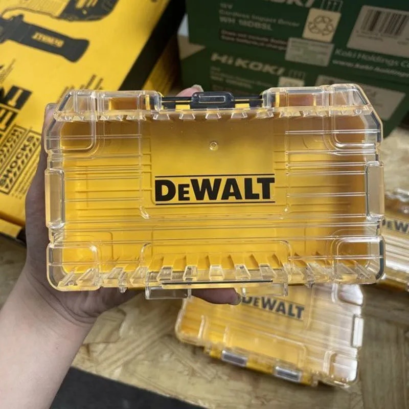 Stackable combination drill bit head box Storage box Visible ...